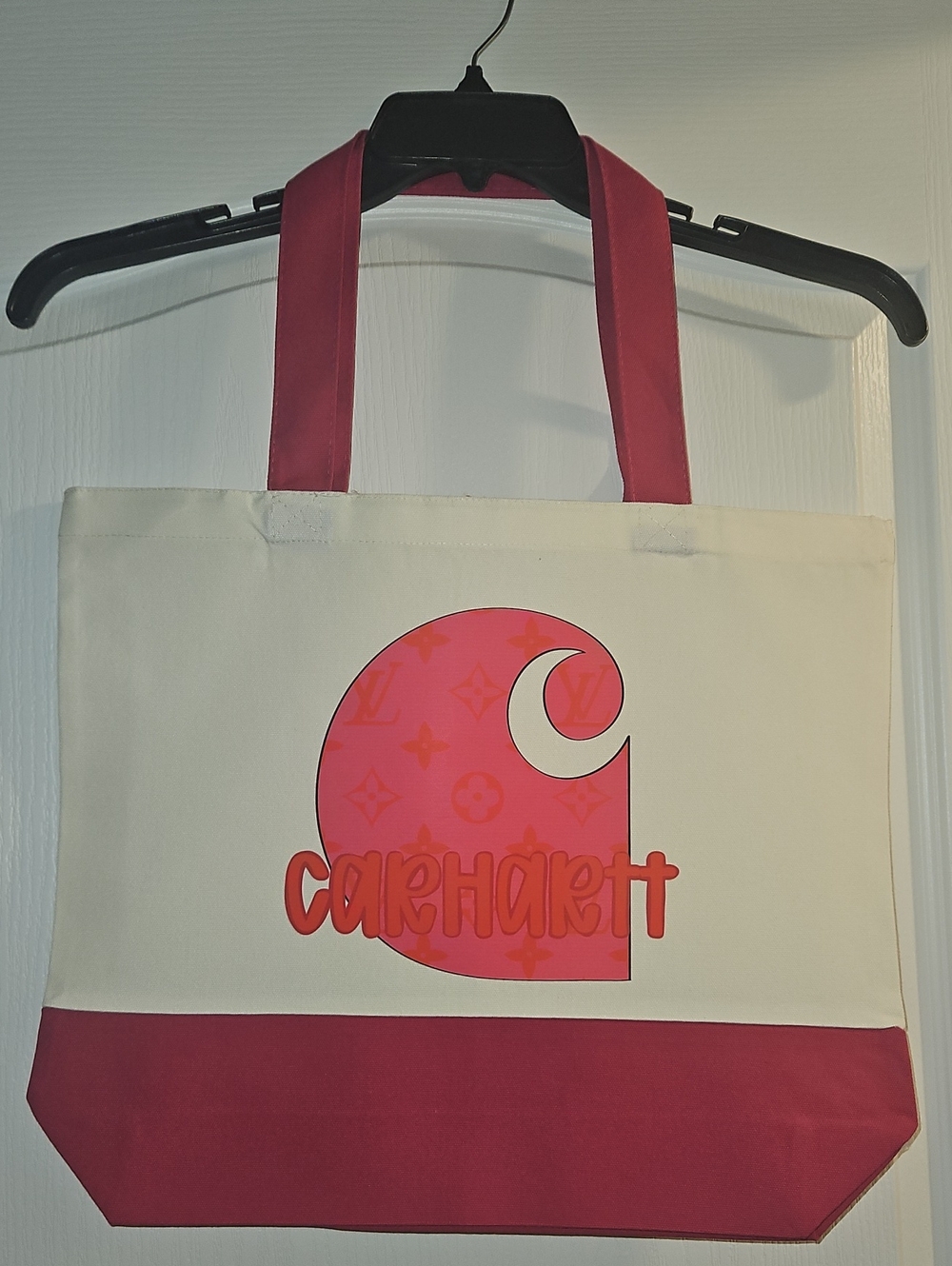 Canvas Tote with Bold Carhartt Logo New